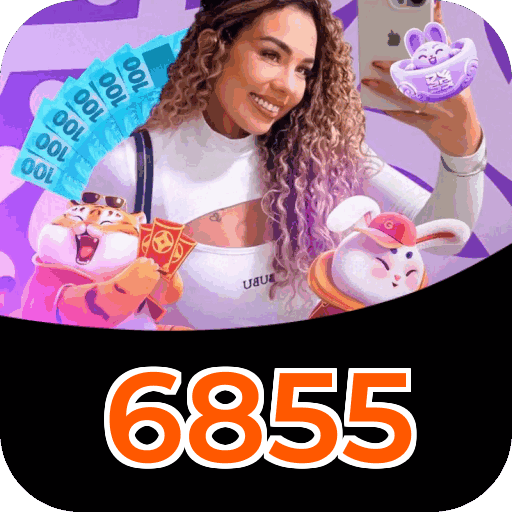 Plataforma 6855 mostrando interface moderna, jogos certificados e recursos de segurança licenciados